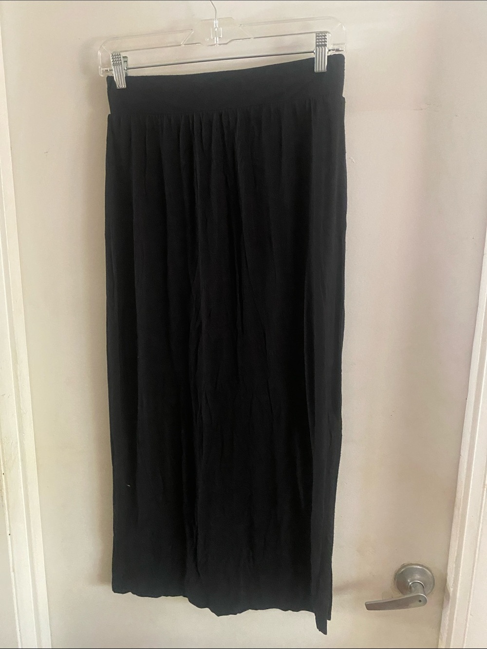 Liz Claiborne Black Maxi Skirt - Flowing A-Line Silhouette